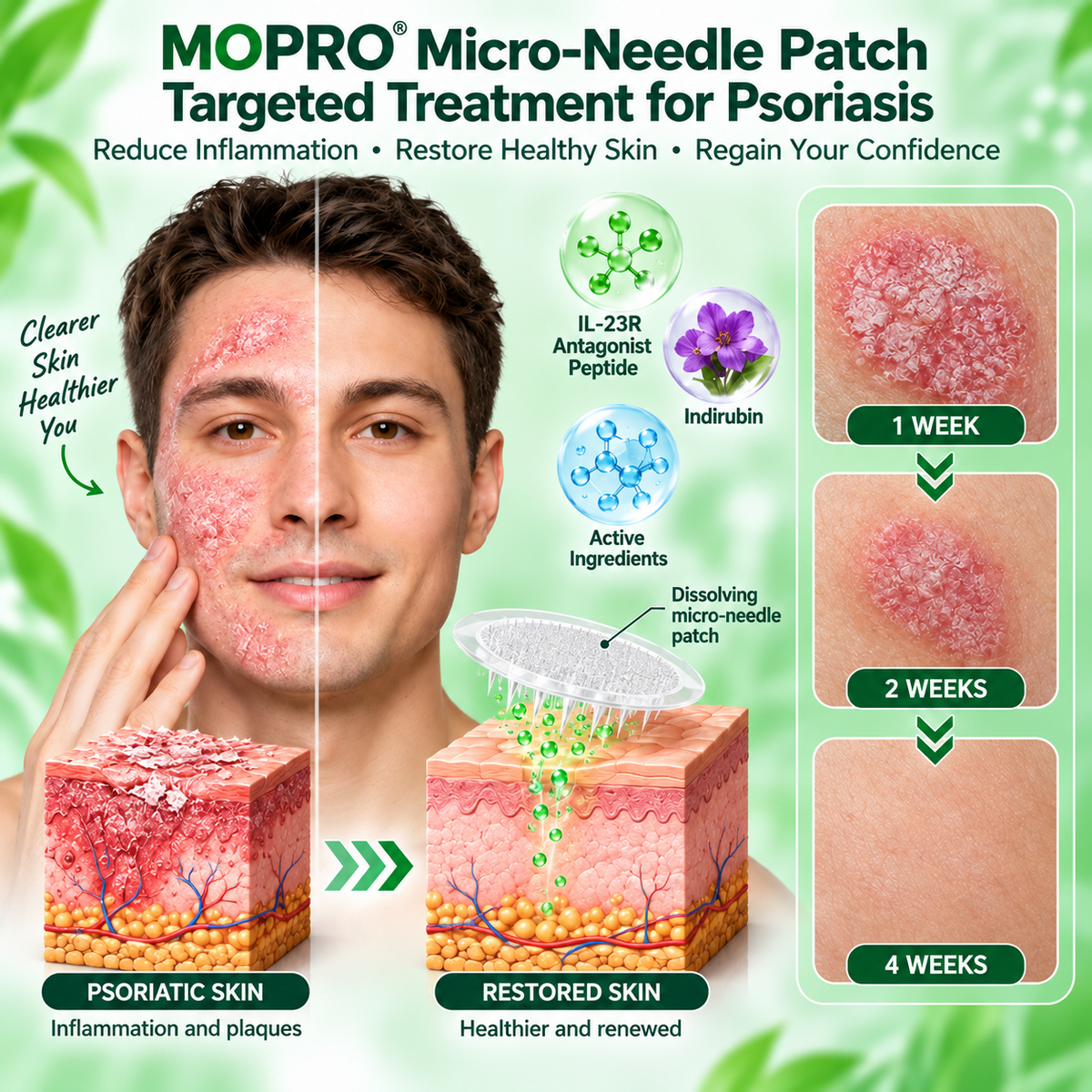 🔥 Only 10 left! Get 30% OFF your second purchase! MOPRO® helps reduce visible scaling, redness, dryness & itching while supporting psoriasis-prone skin. Limited stock — don’t miss out! 💚