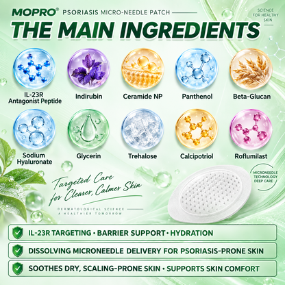 🔥 Only 10 left! Get 30% OFF your second purchase! MOPRO® helps reduce visible scaling, redness, dryness & itching while supporting psoriasis-prone skin. Limited stock — don’t miss out! 💚