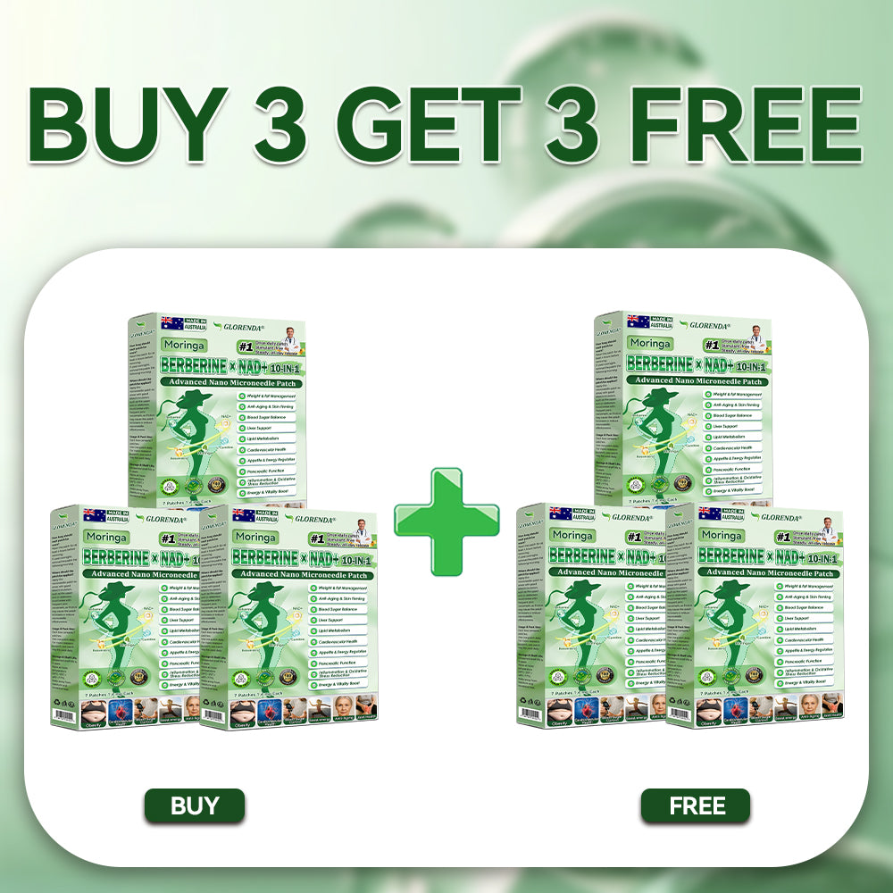 𝑶𝒇𝒇𝒊𝒄𝒊𝒂𝒍 𝑺𝒕𝒐𝒓𝒆 | 🔥 Only 10 boxes left! Enjoy 30% off! GLORENDA® Moringa·Berberine × NAD+ 10-in-1 Patch is doctor-tested, safe, and